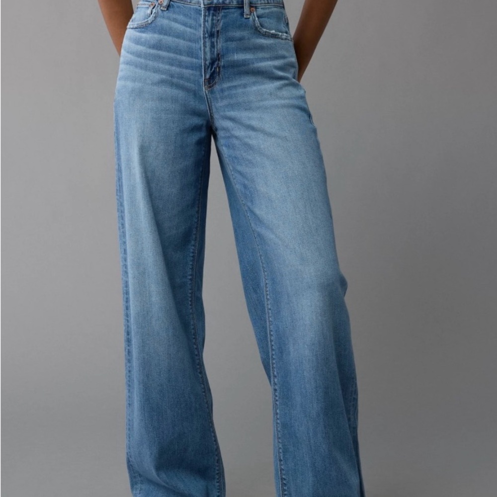 American Eagle Outfitters Light Blue Flare Jeans